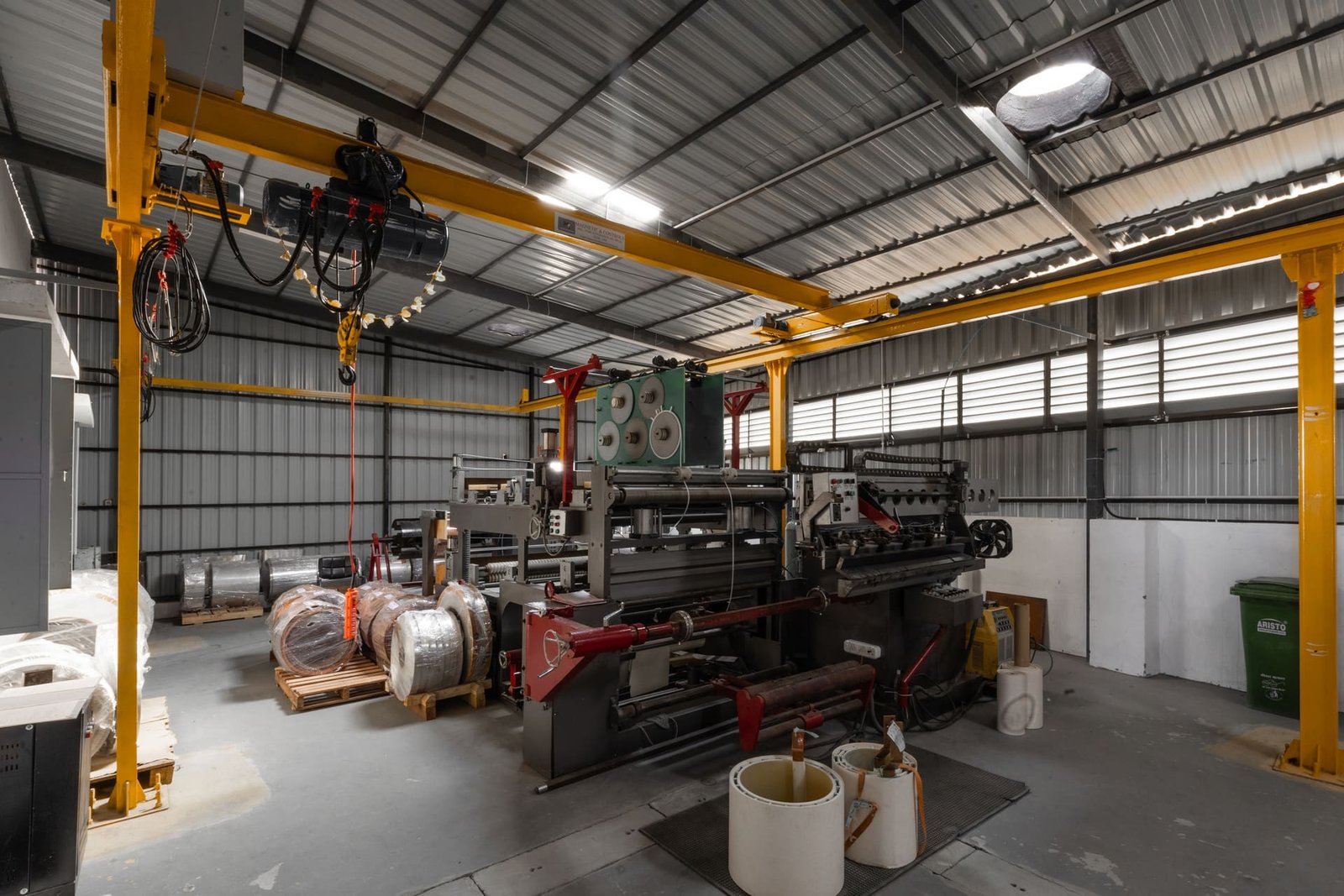 Transformer winding facility at Magnetic and Controls